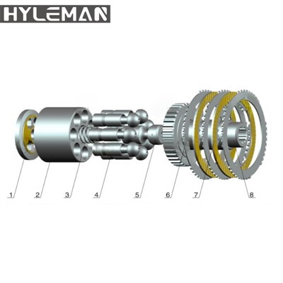 HITACHI zamjena hidraulična klipna pumpa HMGC16 / 32/35 serija
