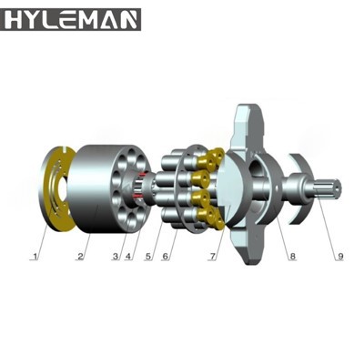 Rezervni dijelovi za hidrauličnu klipnu pumpu Nachi serija PVD-2B-32L / 34L / 36L / 38/40/42/63